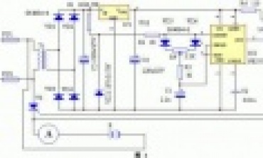 Circuit for charging and discharging controlled absorption capacitance of charging circuit