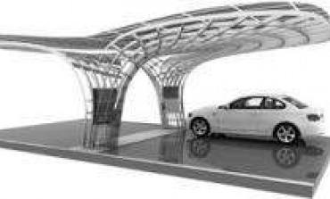 小清新的“充电凉亭”