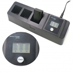 Triple-Smart charger with LCD