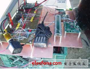 图 8:通过汽车点烟器在 12Vdc 时对 Ham无线电收发报机充电