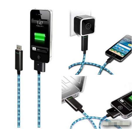 Dexim可视化绿色智能充电器 充电时会发光